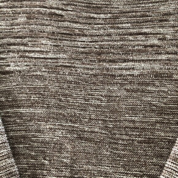 Ellen Tracy Casual Lg Slv Scoop Neck Cotton/Acrylic Sweater Cocoa + Ivory Sz XL - Picture 5 of 11